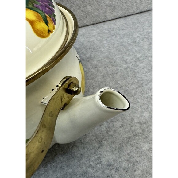 Vintage Metro VitroCeramic Gas Electric Induction Fruit Theme Country Tea Kettle - Picture 9 of 16